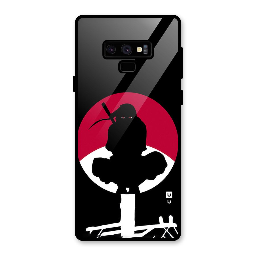 Uchiha Itachi Minimalist Glass Back Case for Galaxy Note 9