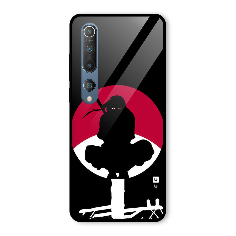 Uchiha Itachi Minimalist Glass Back Case for Mi 10