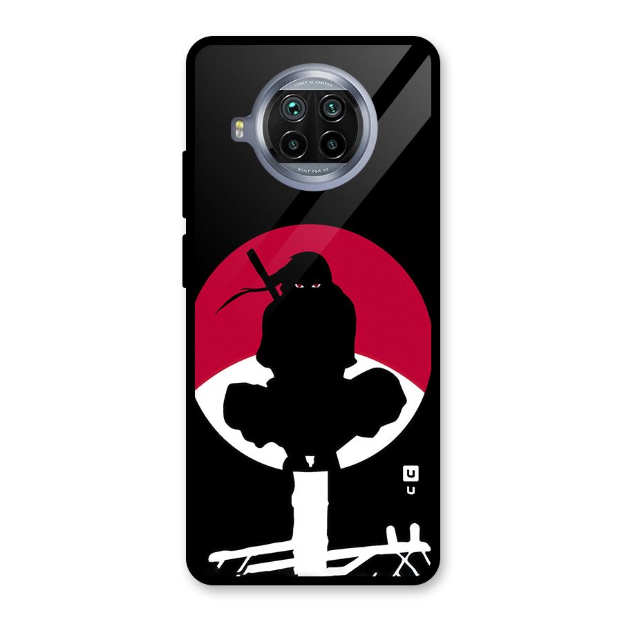 Uchiha Itachi Minimalist Glass Back Case for Mi 10i