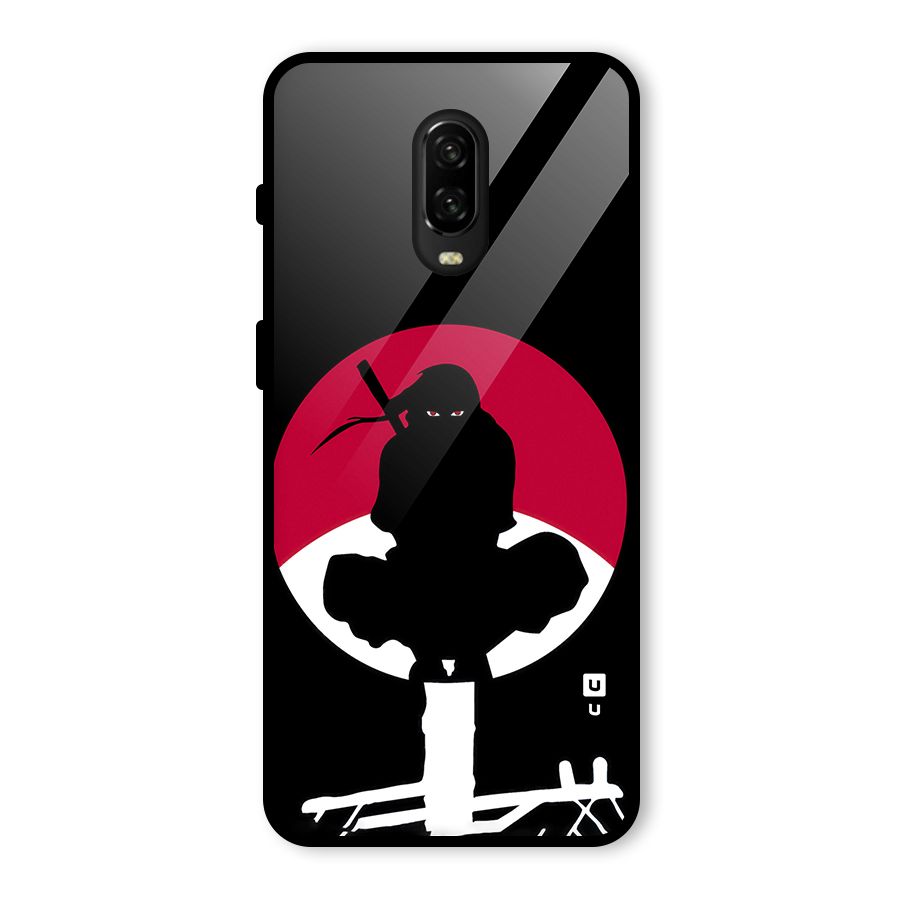 Uchiha Itachi Minimalist Glass Back Case for OnePlus 6T