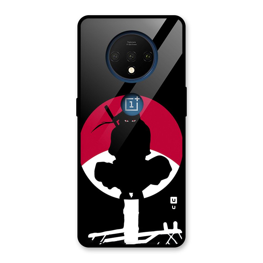 Uchiha Itachi Minimalist Glass Back Case for OnePlus 7T