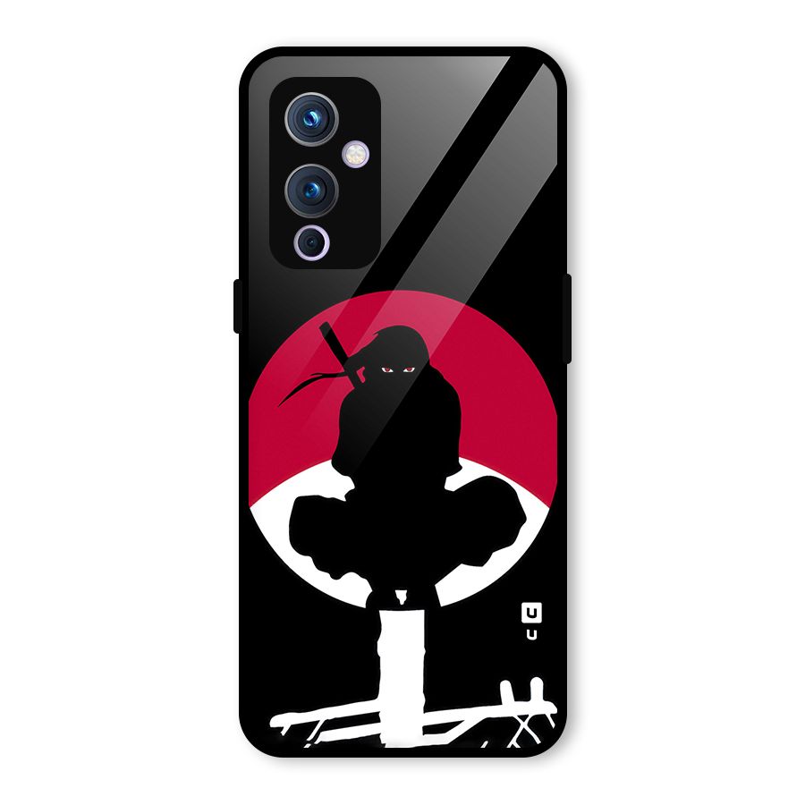 Uchiha Itachi Minimalist Glass Back Case for OnePlus 9