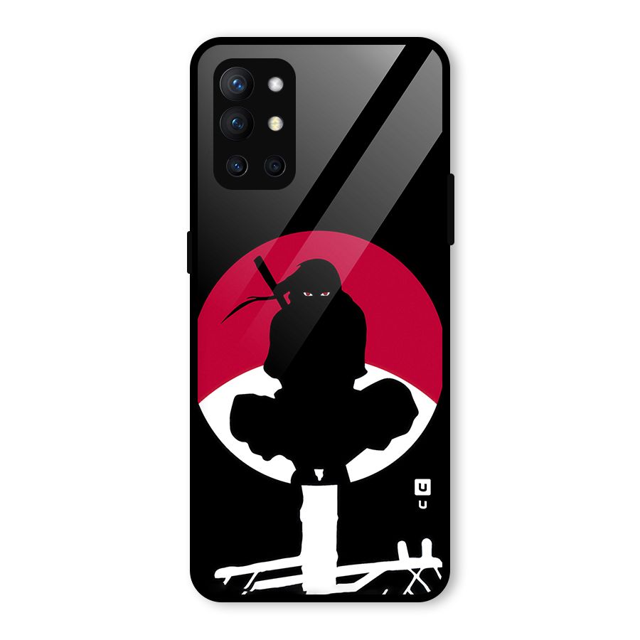 Uchiha Itachi Minimalist Glass Back Case for OnePlus 9R