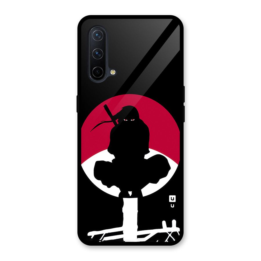 Uchiha Itachi Minimalist Glass Back Case for OnePlus Nord CE 5G