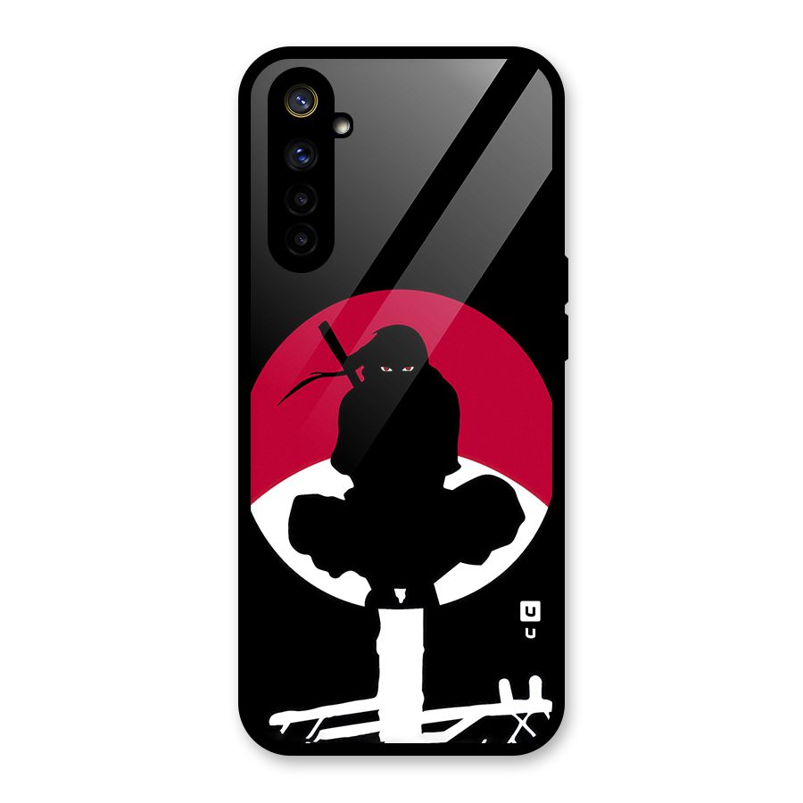 Uchiha Itachi Minimalist Glass Back Case for Realme 6i