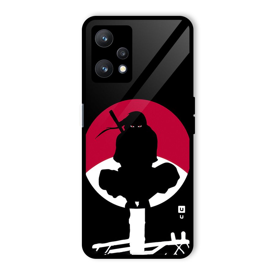 Uchiha Itachi Minimalist Glass Back Case for Realme 9 Pro 5G