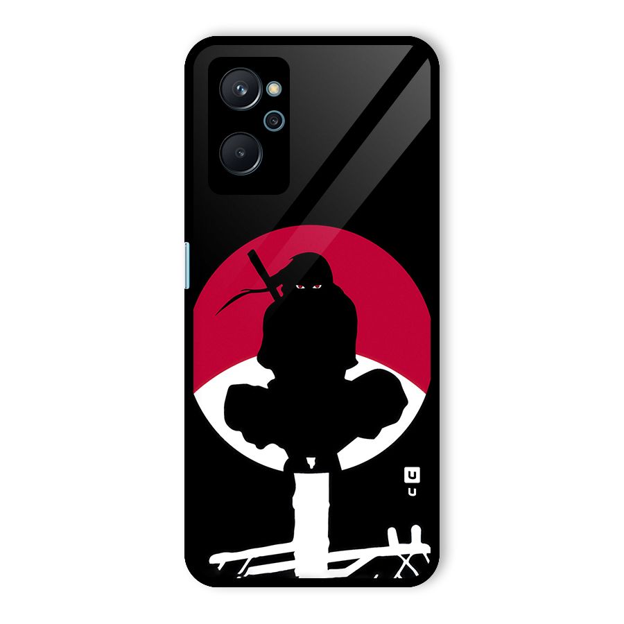 Uchiha Itachi Minimalist Glass Back Case for Realme 9i