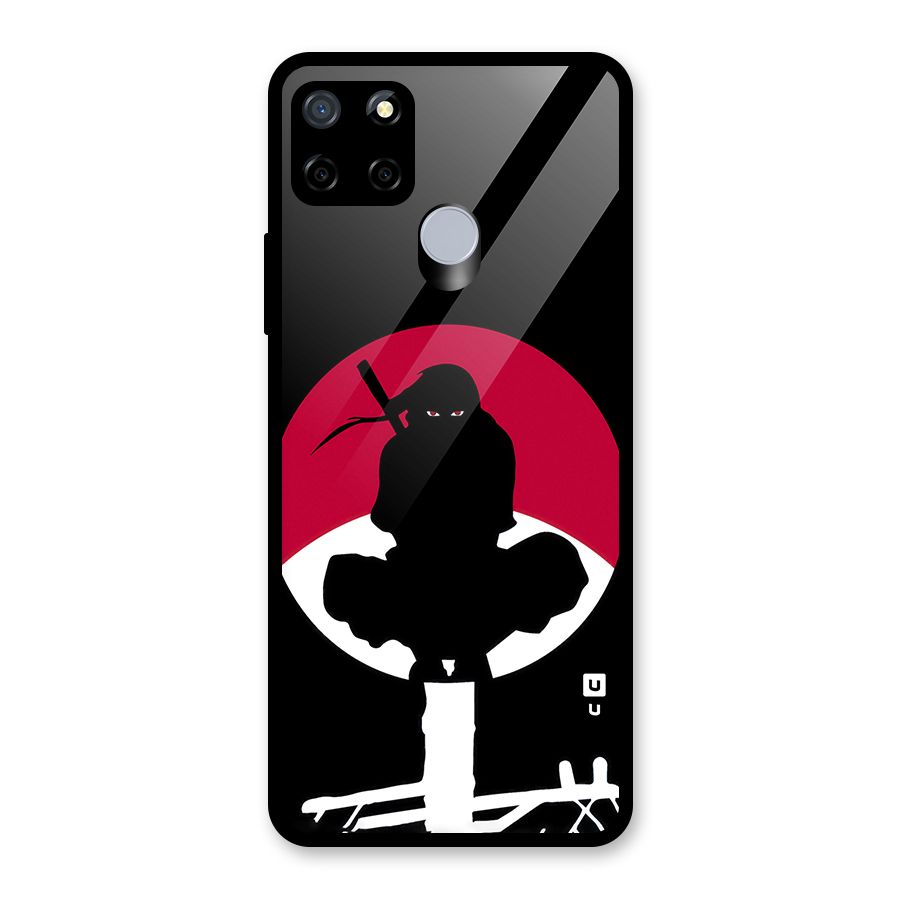 Uchiha Itachi Minimalist Glass Back Case for Realme C12
