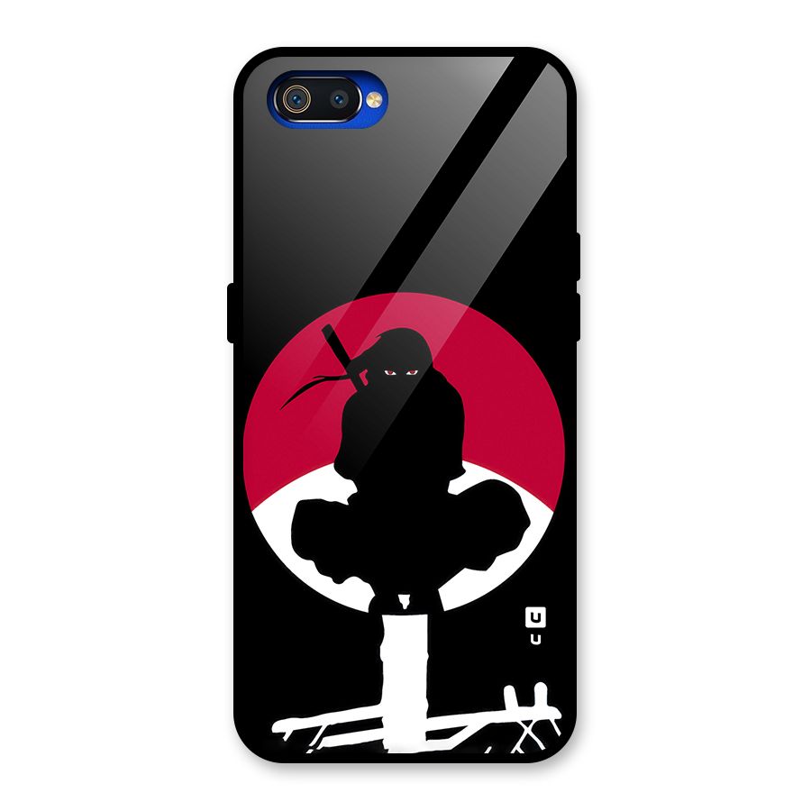 Uchiha Itachi Minimalist Glass Back Case for Realme C2