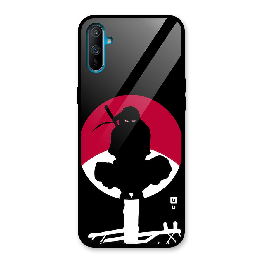 Uchiha Itachi Minimalist Glass Back Case for Realme C3
