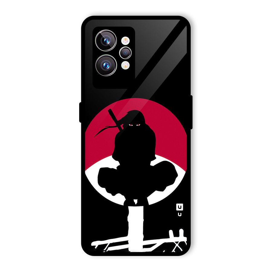 Uchiha Itachi Minimalist Glass Back Case for Realme GT2 Pro