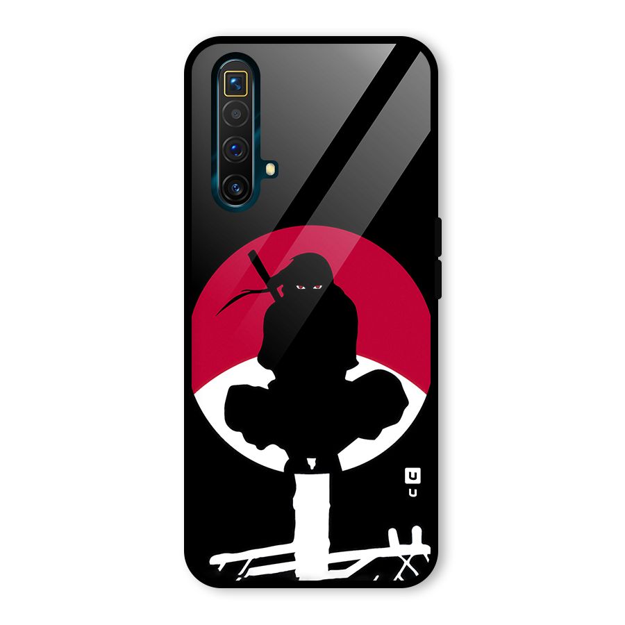 Uchiha Itachi Minimalist Glass Back Case for Realme X3