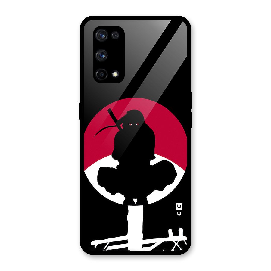 Uchiha Itachi Minimalist Glass Back Case for Realme X7 Pro