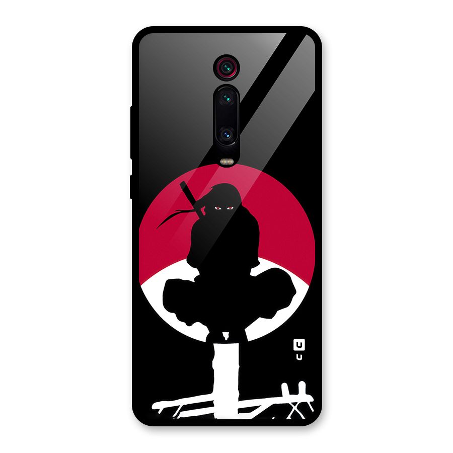Uchiha Itachi Minimalist Glass Back Case for Redmi K20