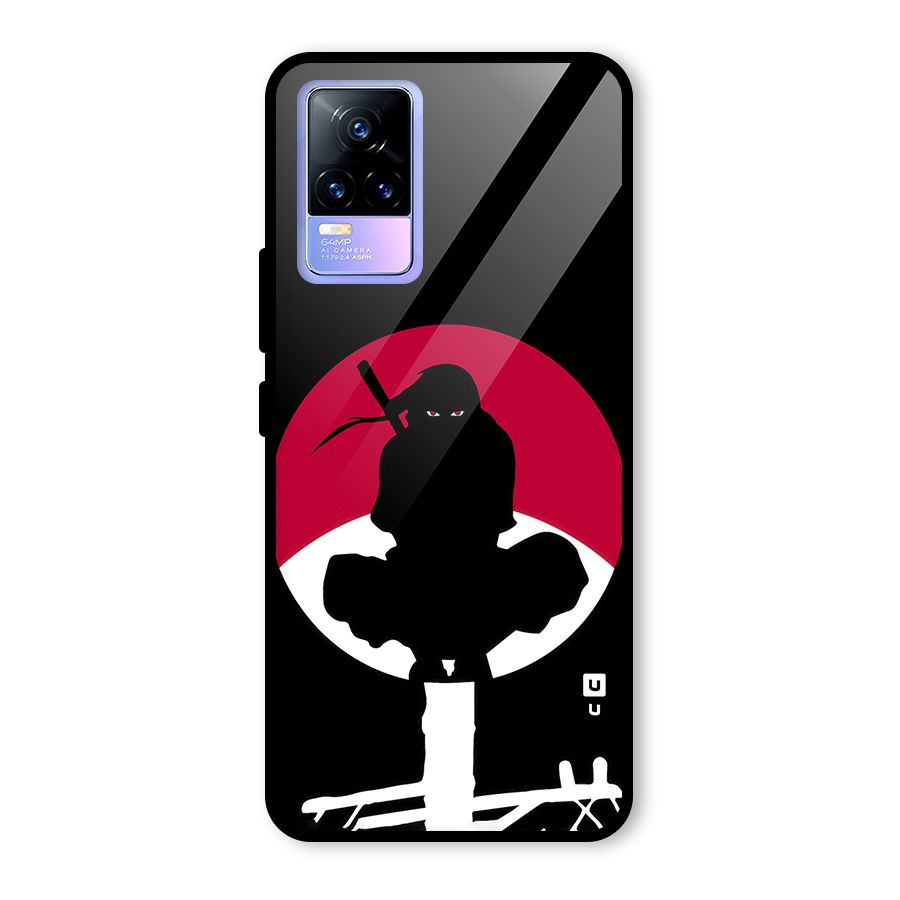 Uchiha Itachi Minimalist Glass Back Case for Vivo Y73