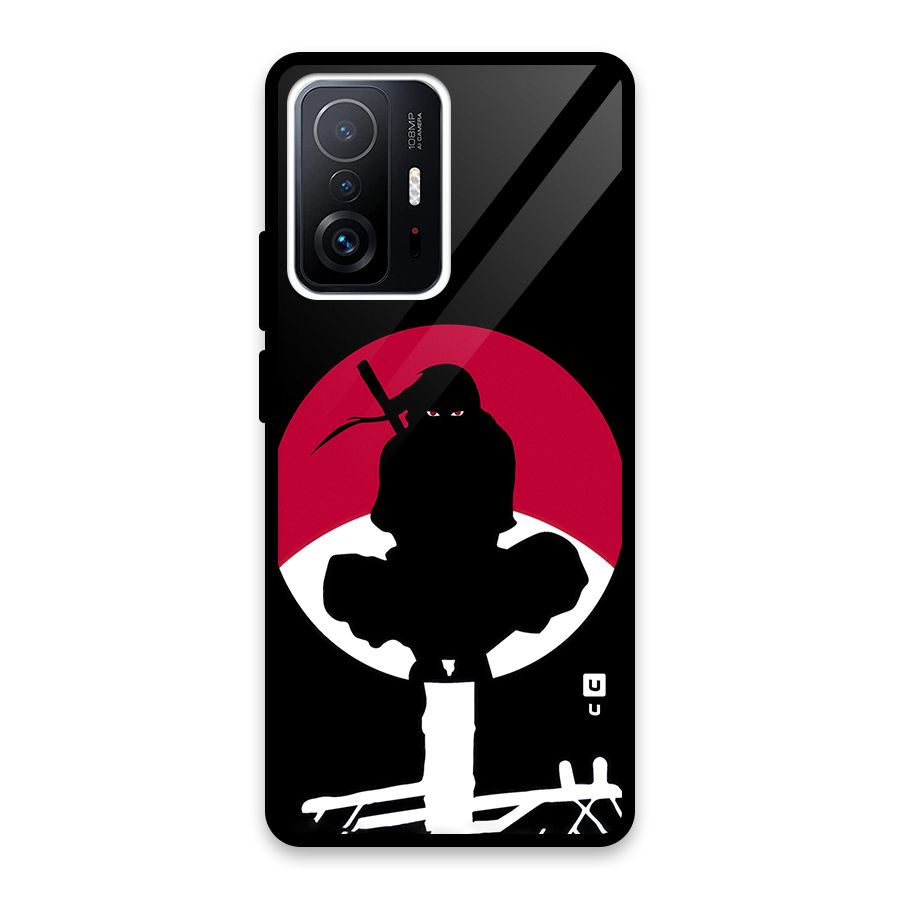 Uchiha Itachi Minimalist Glass Back Case for Xiaomi 11T Pro