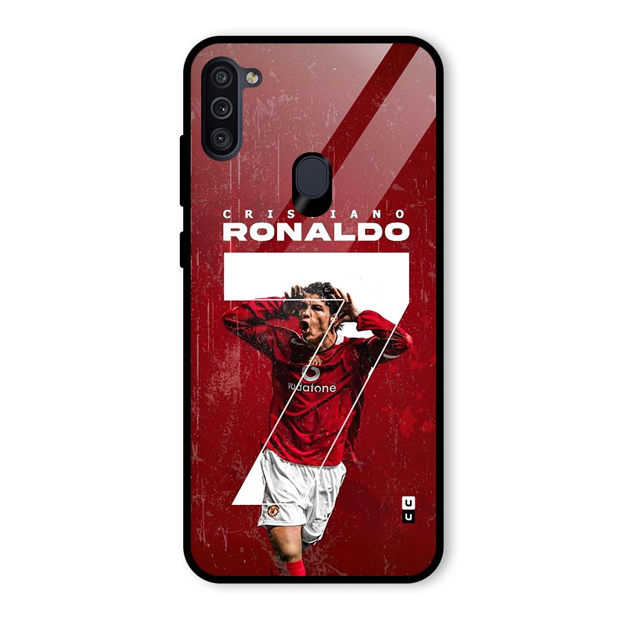 Ultimate Legend 7 Glass Back Case for Galaxy M11