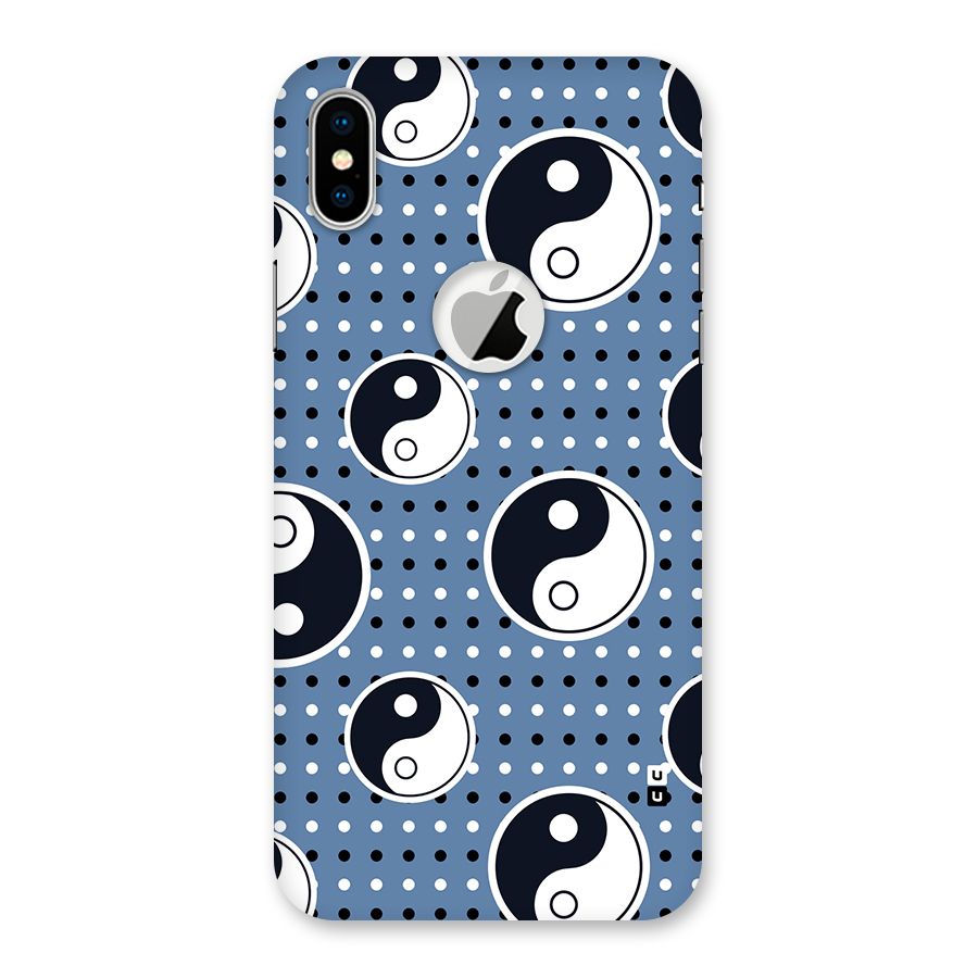 Ultimate Yin Yang Back Case for iPhone X Logo Cut