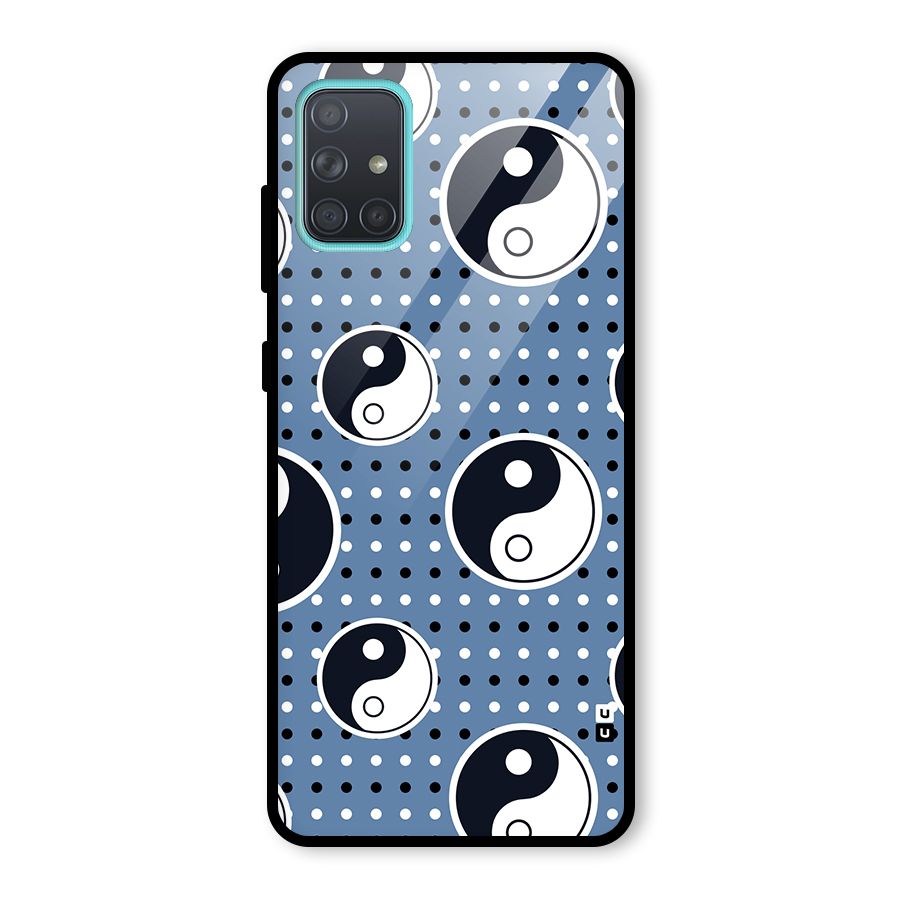 Ultimate Yin Yang Glass Back Case for Galaxy A71