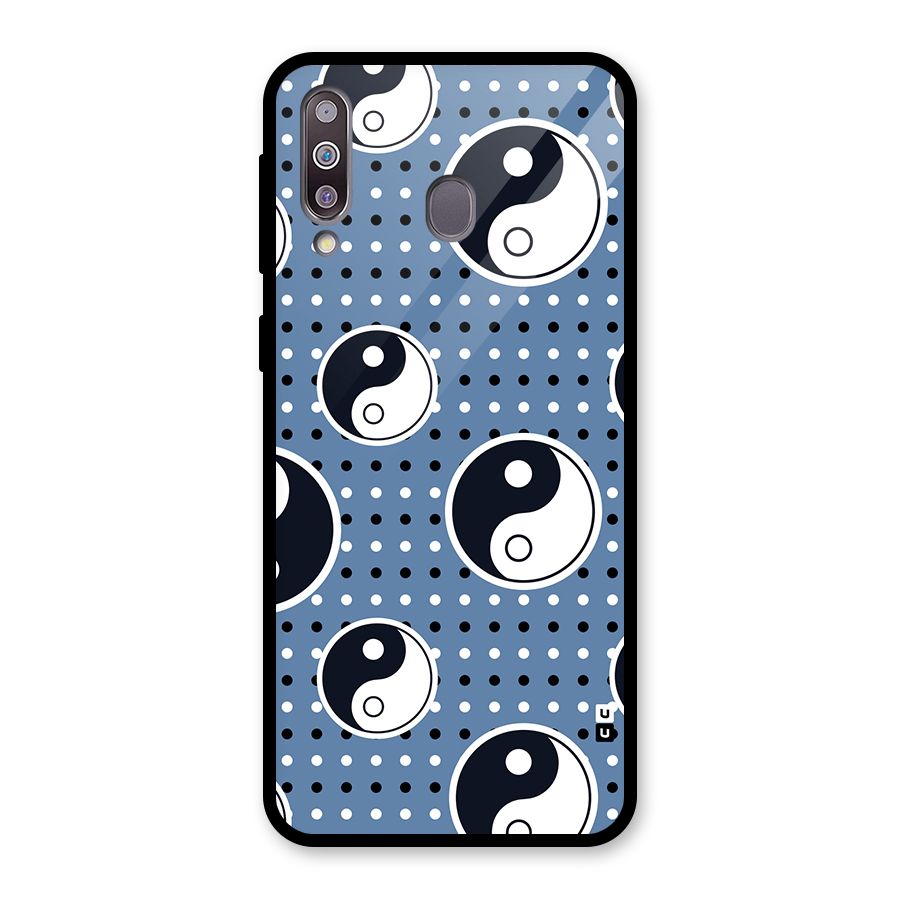 Ultimate Yin Yang Glass Back Case for Galaxy M30