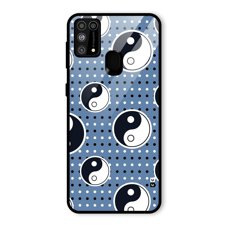 Ultimate Yin Yang Glass Back Case for Galaxy M31