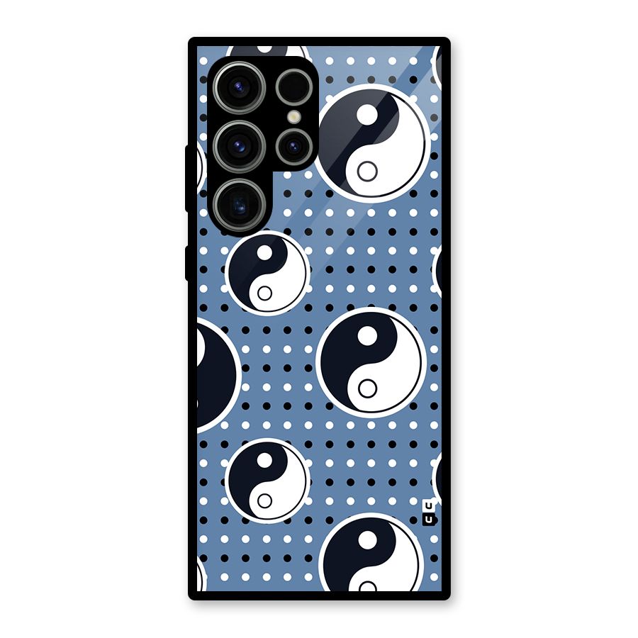 Ultimate Yin Yang Glass Back Case for Galaxy S23 Ultra