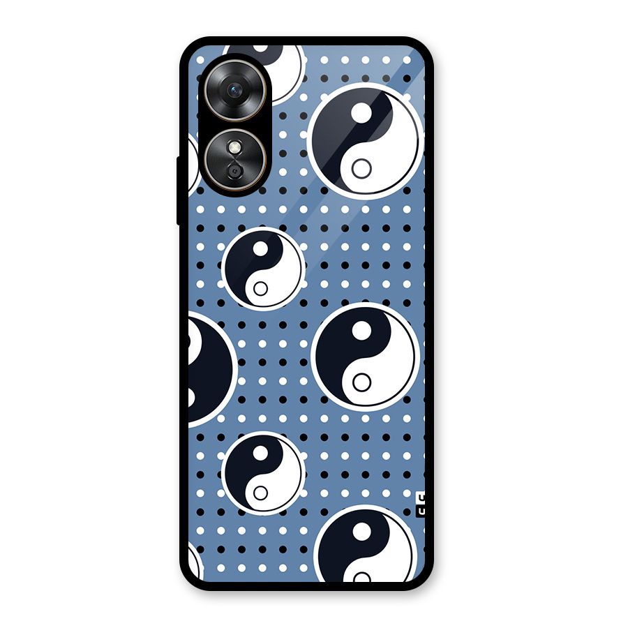 Ultimate Yin Yang Glass Back Case for Oppo A17