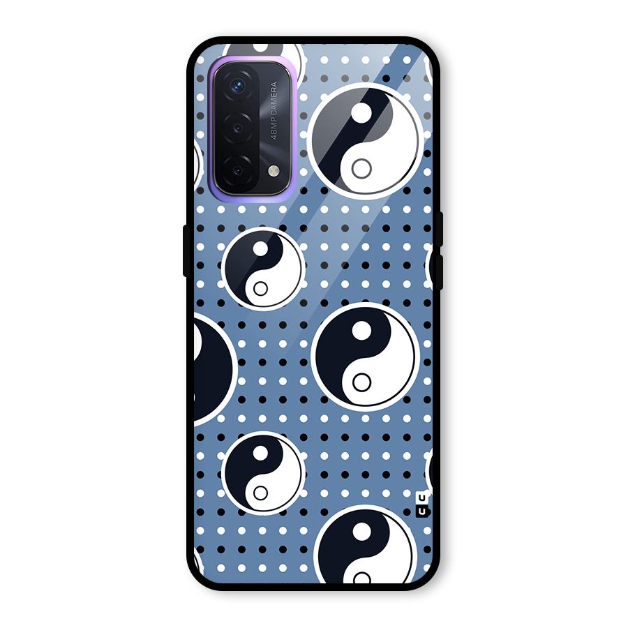 Ultimate Yin Yang Glass Back Case for Oppo A74 5G