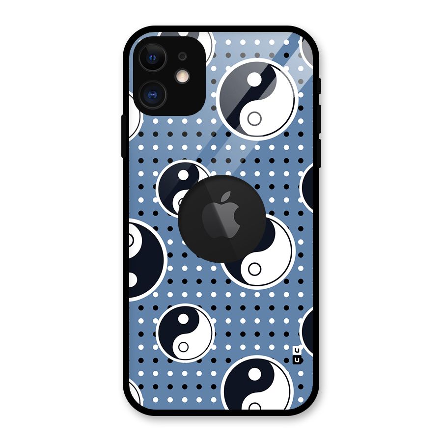 Ultimate Yin Yang Glass Back Case for iPhone 11 Logo Cut
