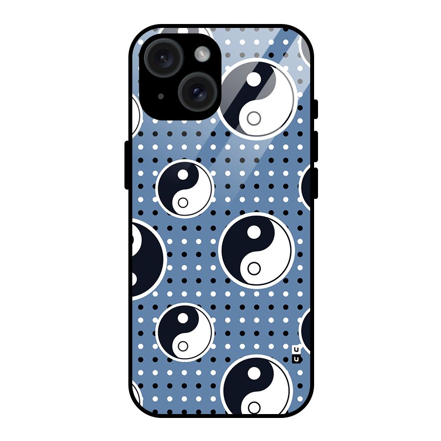 Ultimate Yin Yang Glass Back Case for iPhone 15