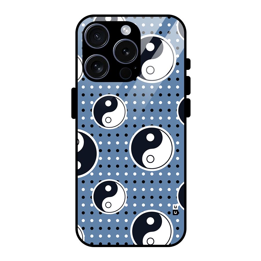 Ultimate Yin Yang Glass Back Case for iPhone 15 Pro