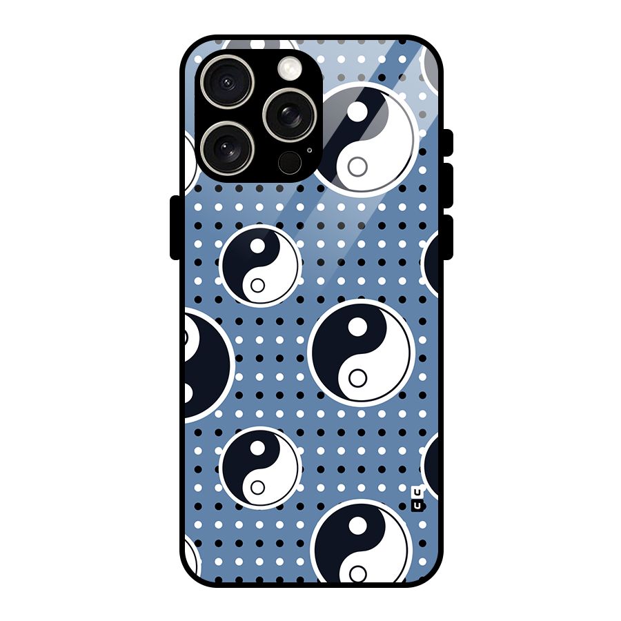 Ultimate Yin Yang Glass Back Case for iPhone 15 Pro Max