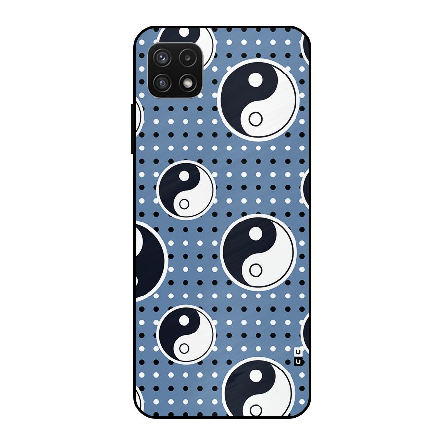 Ultimate Yin Yang Metal Back Case for Galaxy A22 5G