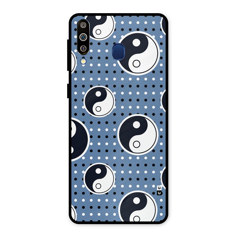 Ultimate Yin Yang Metal Back Case for Galaxy M30