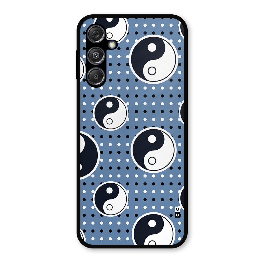 Ultimate Yin Yang Metal Back Case for Galaxy M34 5G