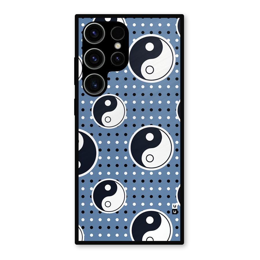 Ultimate Yin Yang Metal Back Case for Galaxy S23 Ultra
