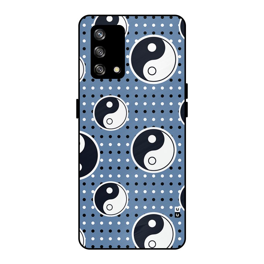 Ultimate Yin Yang Metal Back Case for Oppo F19s