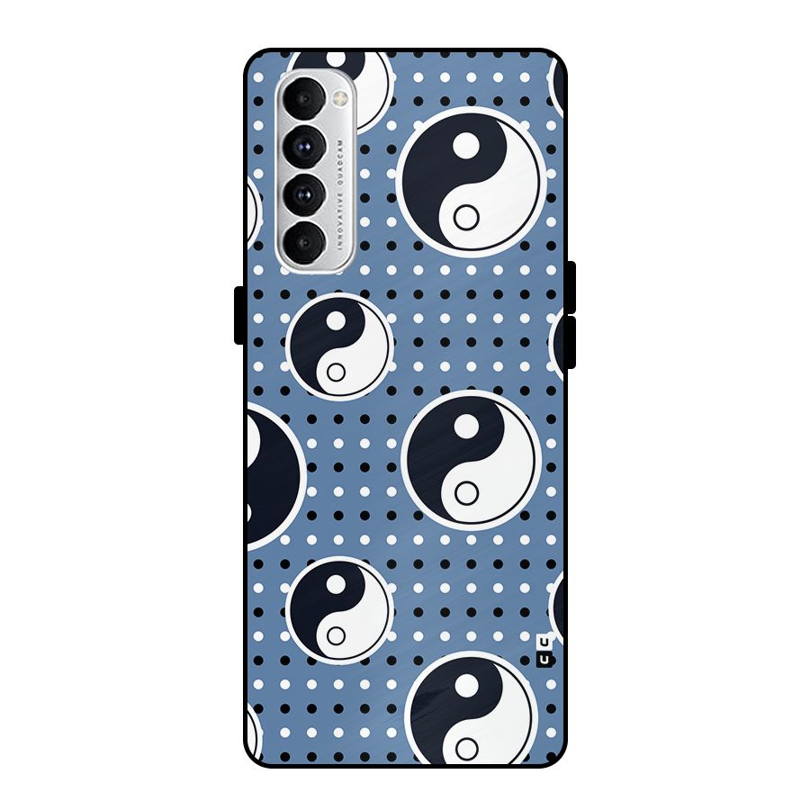 Ultimate Yin Yang Metal Back Case for Oppo Reno4 Pro