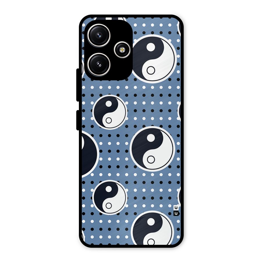 Ultimate Yin Yang Metal Back Case for Poco M6 Pro