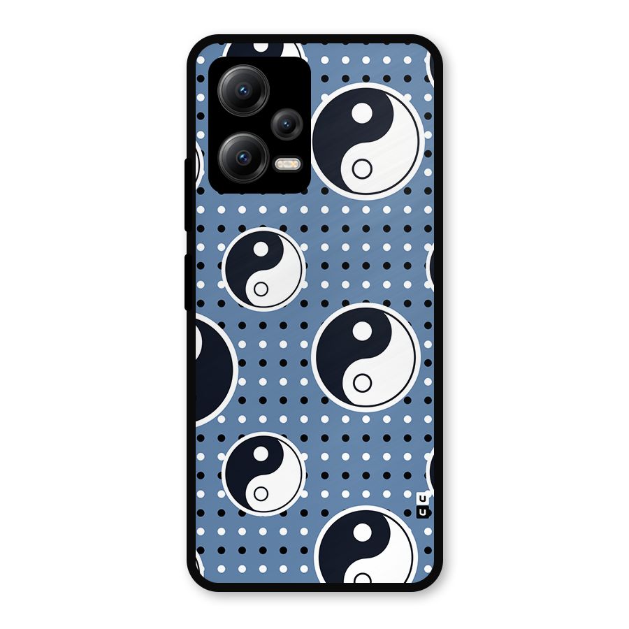 Ultimate Yin Yang Metal Back Case for Redmi Note 12 5G