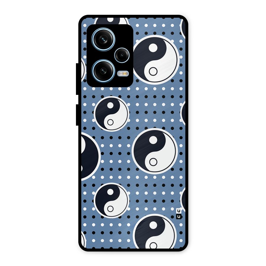 Ultimate Yin Yang Metal Back Case for Redmi Note 12 Pro