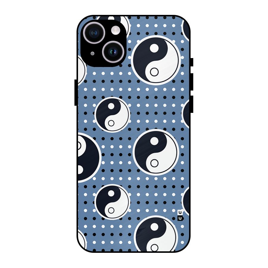 Ultimate Yin Yang Metal Back Case for iPhone 14 Plus