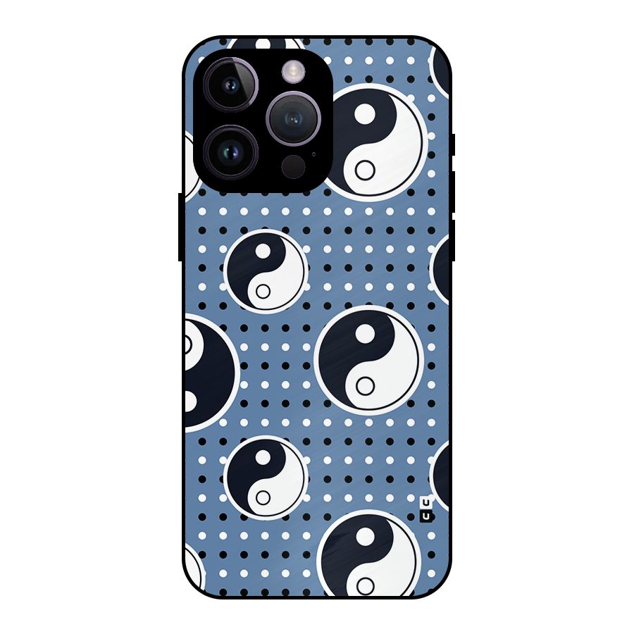 Ultimate Yin Yang Metal Back Case for iPhone 14 Pro Max
