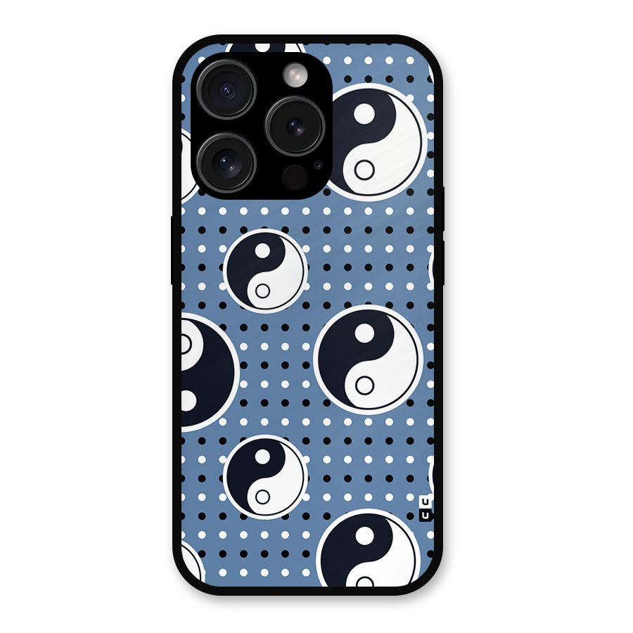 Ultimate Yin Yang Metal Back Case for iPhone 15 Pro