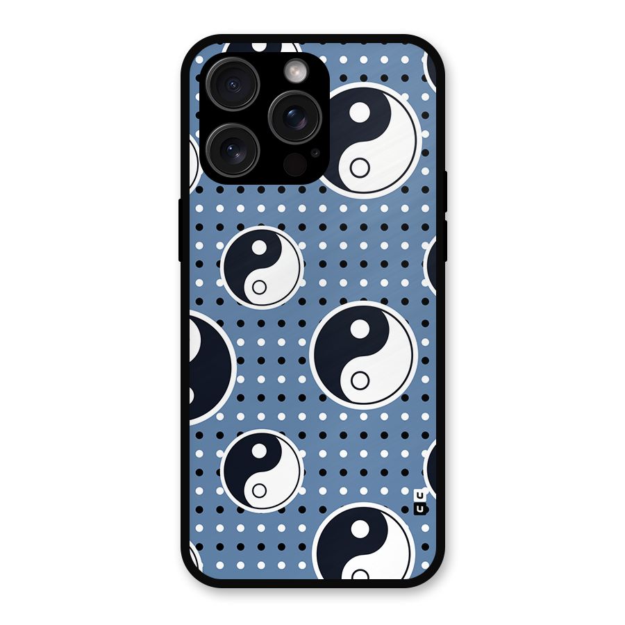 Ultimate Yin Yang Metal Back Case for iPhone 15 Pro Max