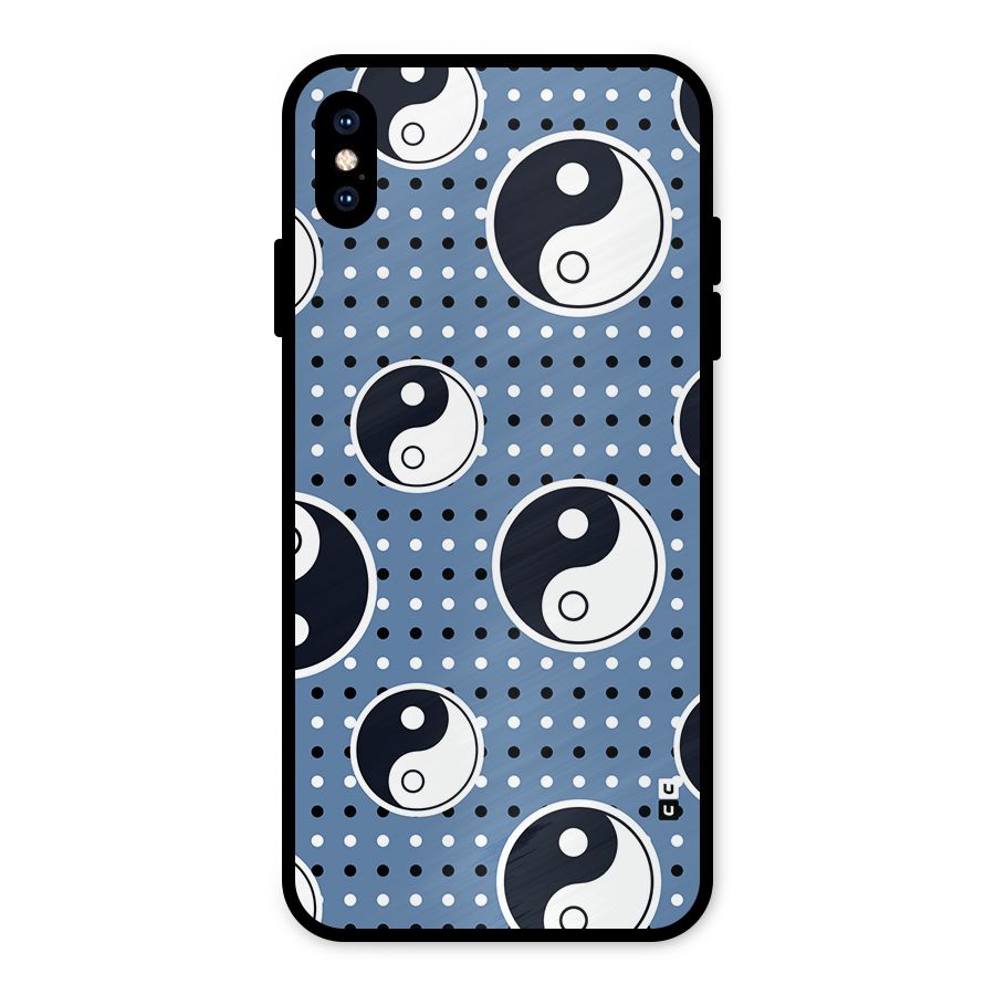 Ultimate Yin Yang Metal Back Case for iPhone XS Max