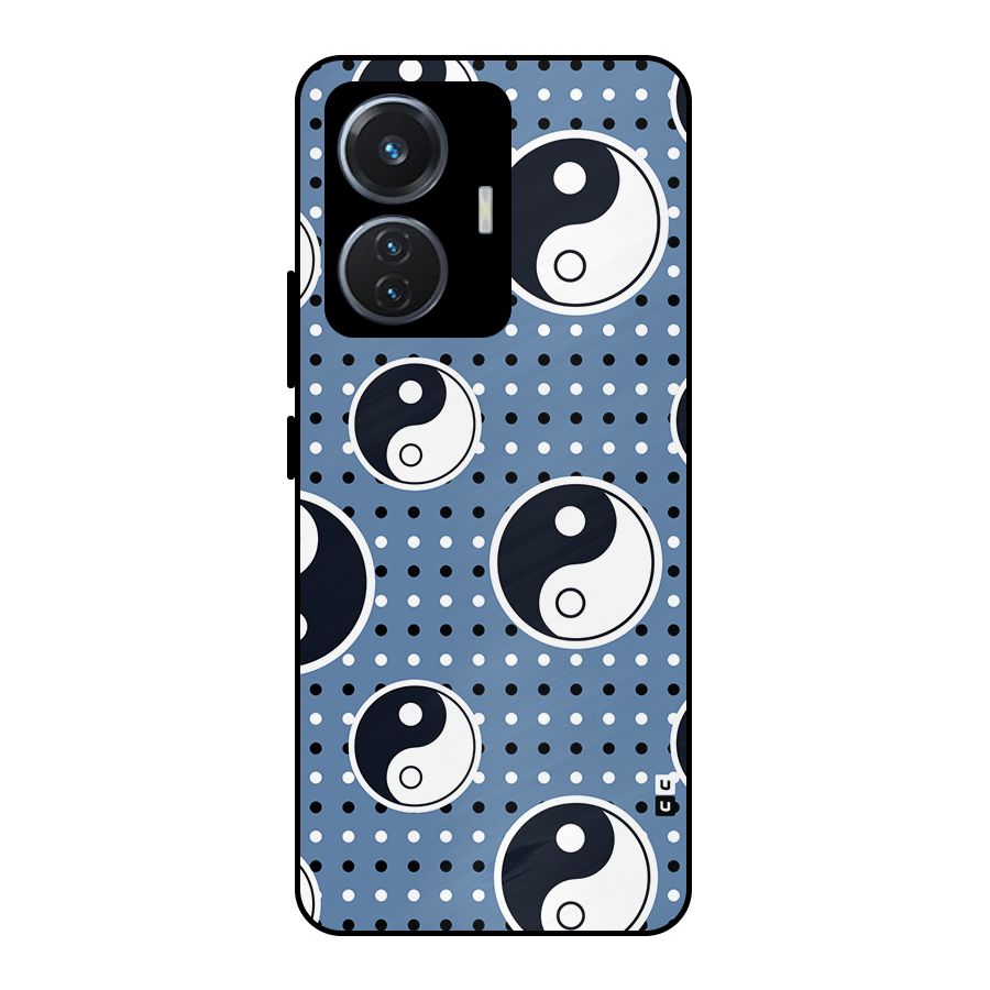 Ultimate Yin Yang Metal Back Case for iQOO Z6 44W