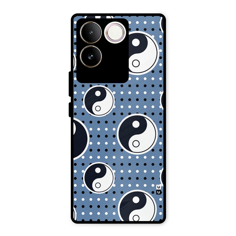 Ultimate Yin Yang Metal Back Case for iQOO Z7 Pro