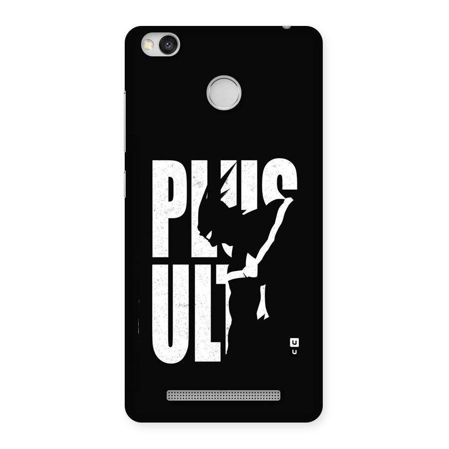 Ultra Plus Back Case for Redmi 3S Prime