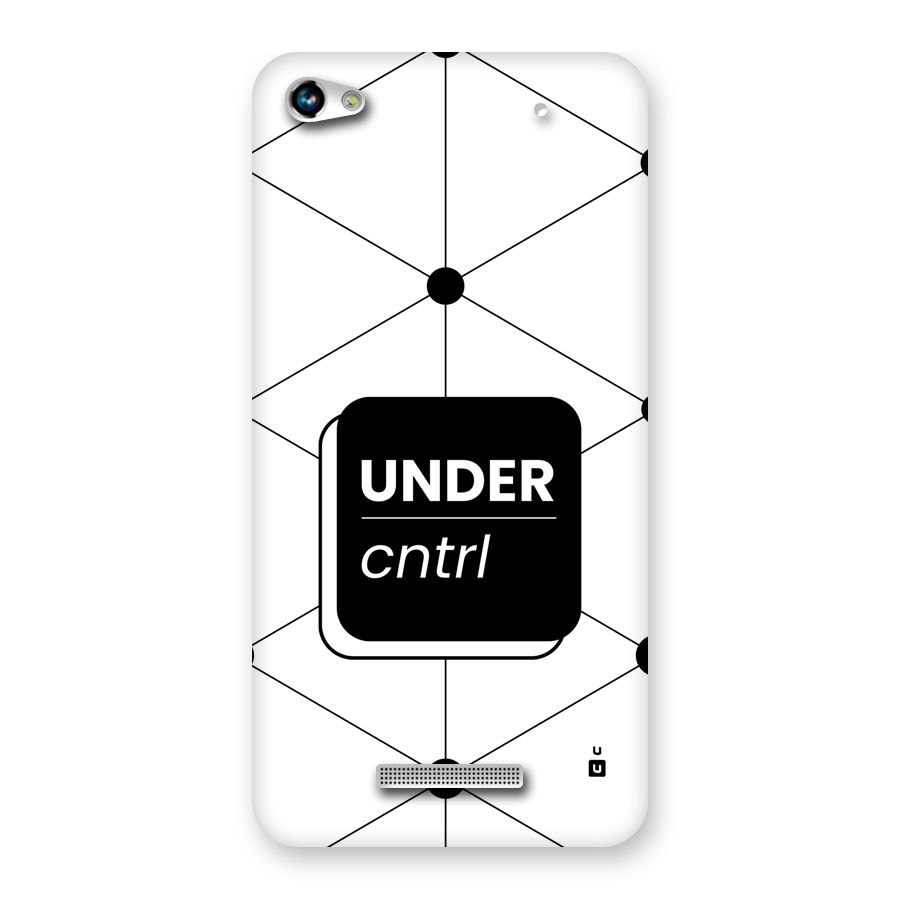 Under Control Back Case for Canvas Hue 2 A316